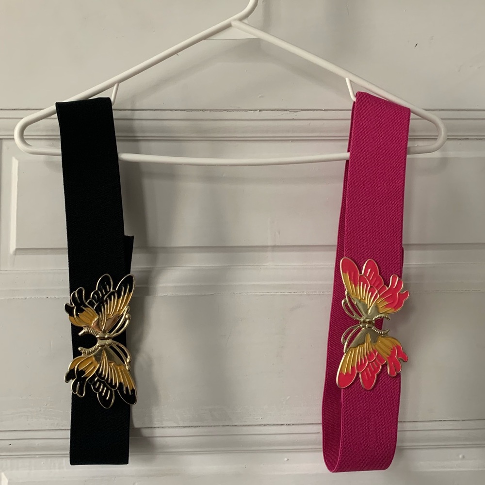 Brilliant 80s Butterfly Adjustable Belts